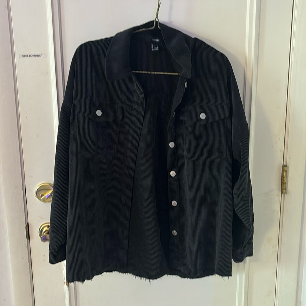 Oversized corduroy jacket